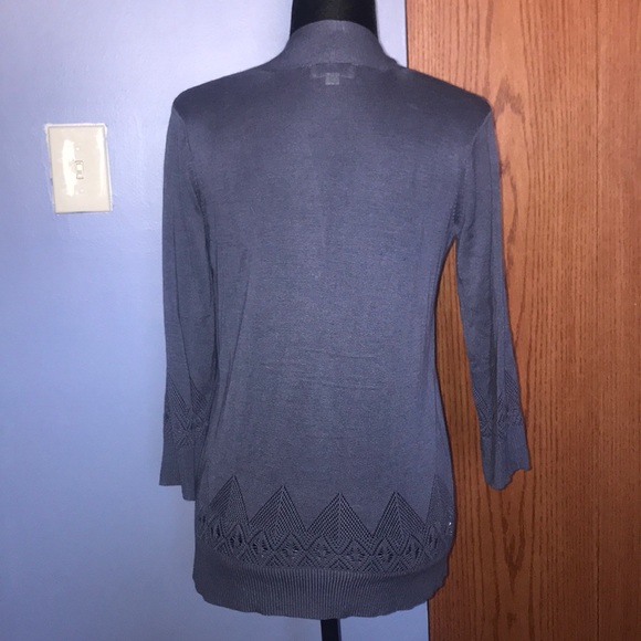 LOFT Pointelle Open Cardigan - Picture 4 of 7